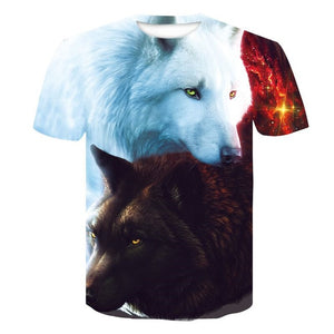Cosmic wolf t-shirt