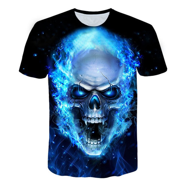 Glowing skull t-shirt